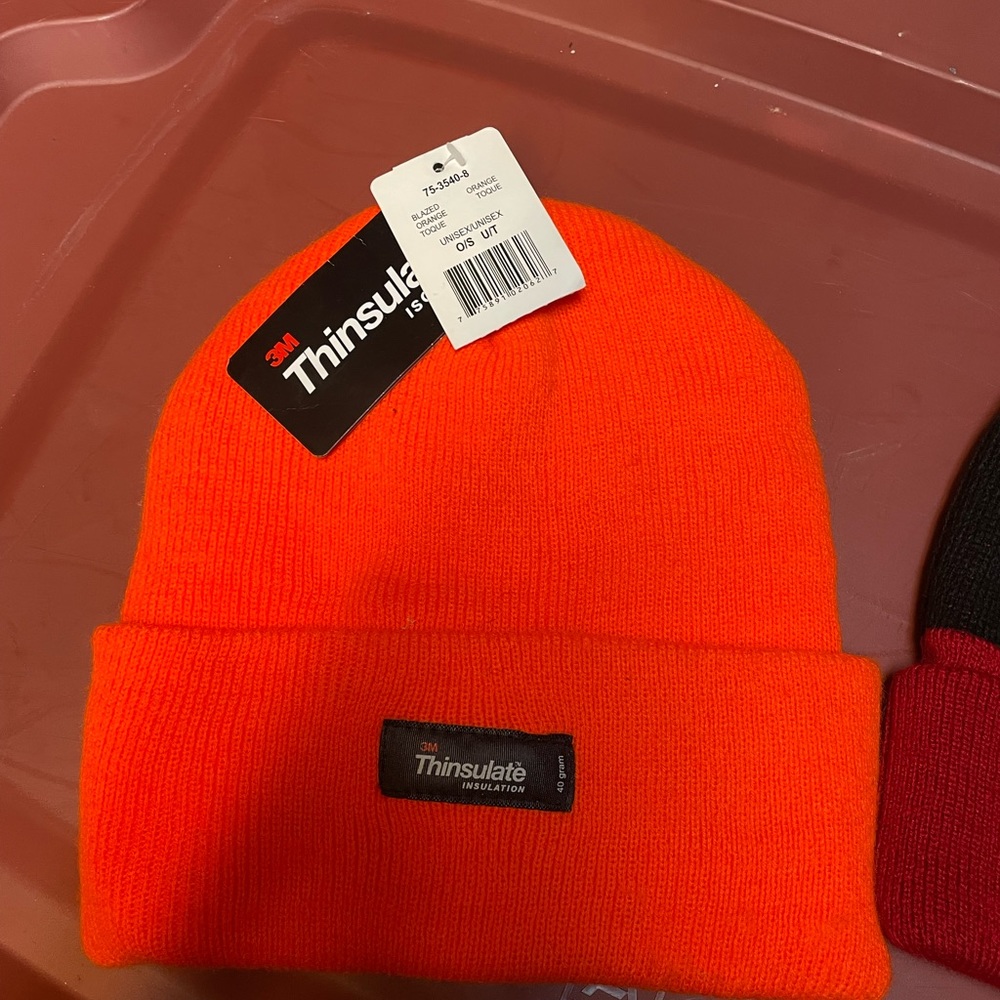 3/$25 Boys brand new winter hunting hat bright orange